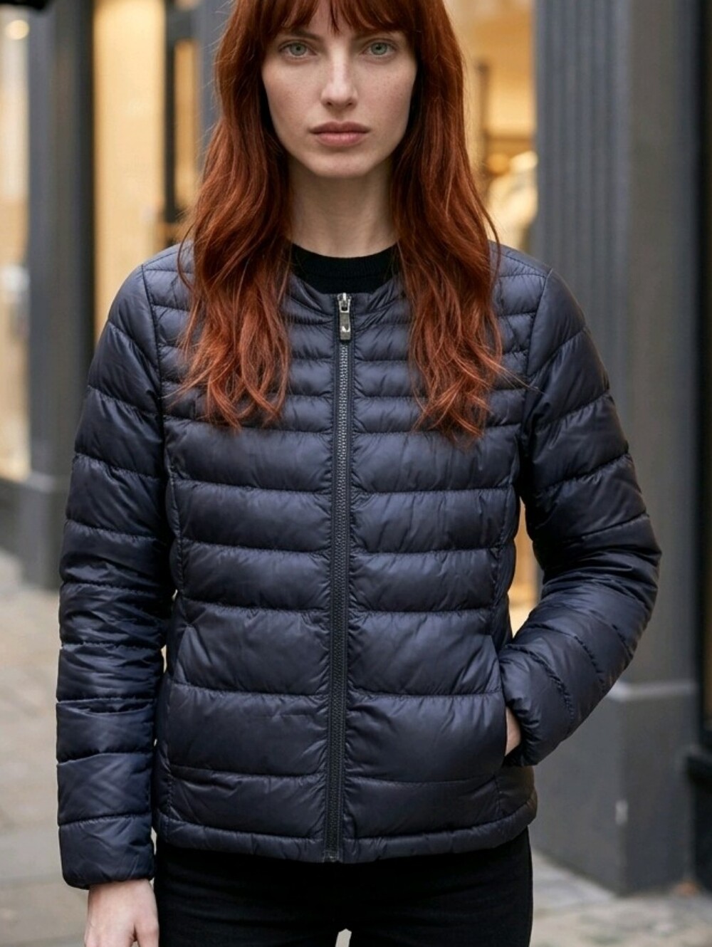 Lolë Lightweight Quilted Puffer Jacket | Charcoal Grey | Medium